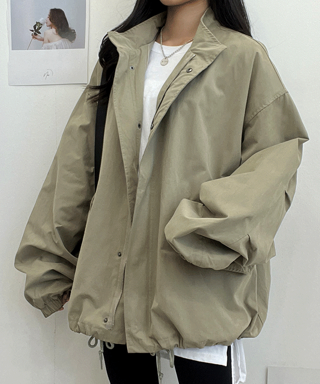 [남녀공용!] 피치 오버핏 야상 자켓 (3color)